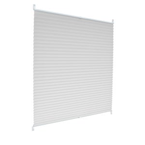 ECD Germany Cortina Plisada 60 x 200 cm para Ventanas Sistema Fijación  Klemmfix Plegable Protección Solar