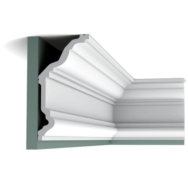 C332 Corniche Plafond Polyurethane Orac Decor Luxxus 11 5x23x200cm H X P X L Moulure Decorative Conditionnement A L Unite Leroy Merlin