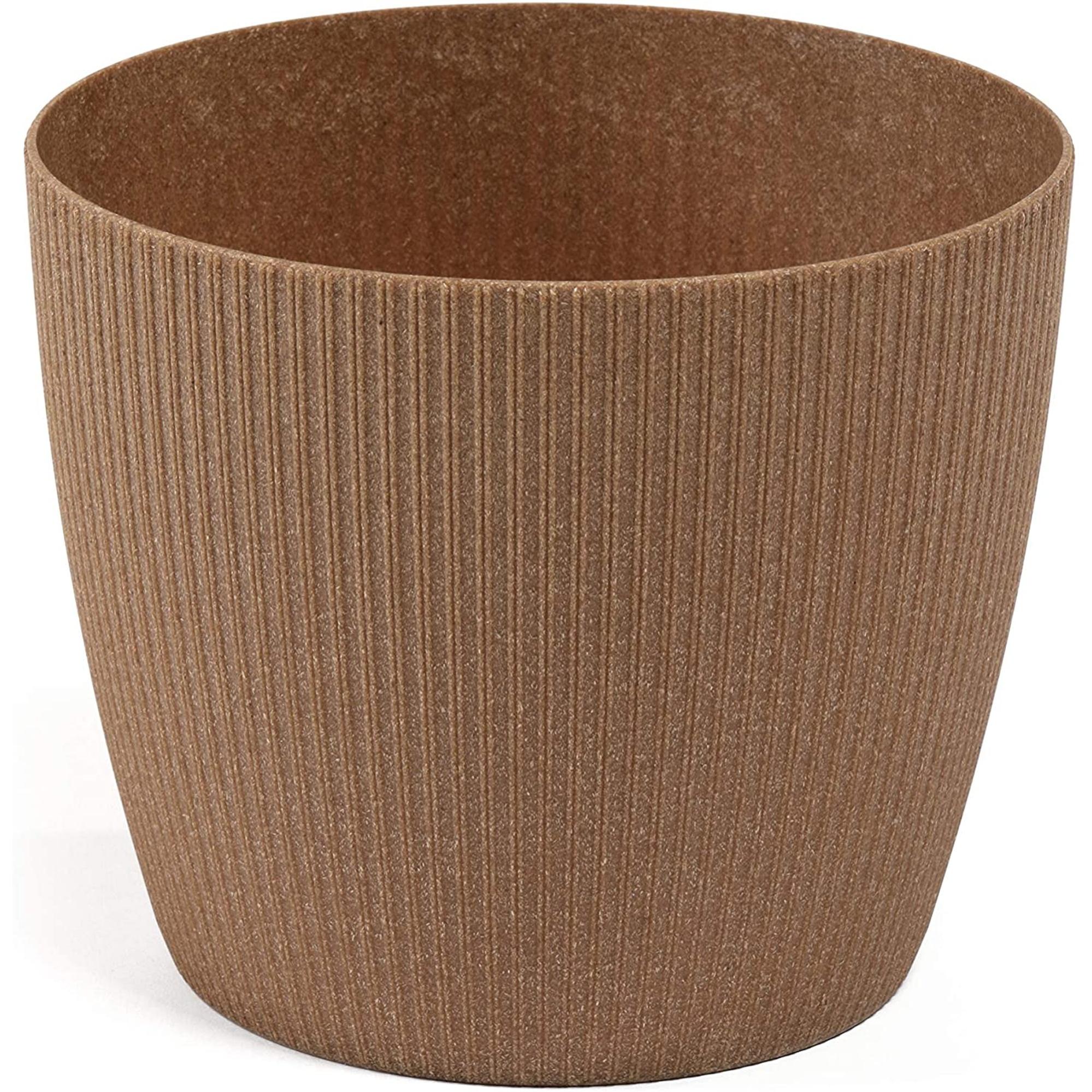 Lamela Vaso Magnolia Jumper In Plastica – Diametro 16 Cm, Altezza 14 Cm, Colore Blu Marino, Per Fiori E Piante