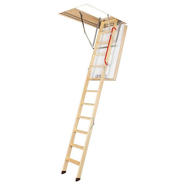 Escalier escamotable Bois - Hauteur sous Plafond 2.80m - Trémie 70x120cm -  LWS70120-2 : : Bricolage