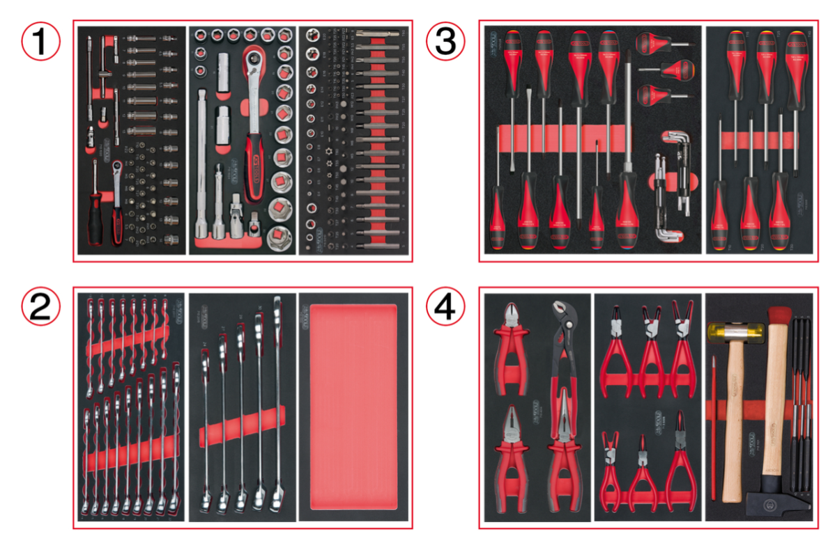 Porte-aérosols magnétique 3 pièces > Servante atelier