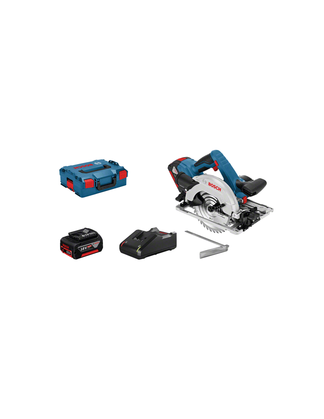 Scie circulaire gks 18v-57 g pour bois 