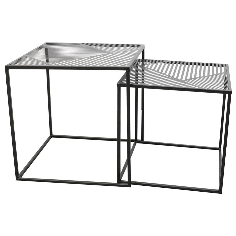 SET 2 TABLES AUXILIAIRES RIGA Leroy Merlin