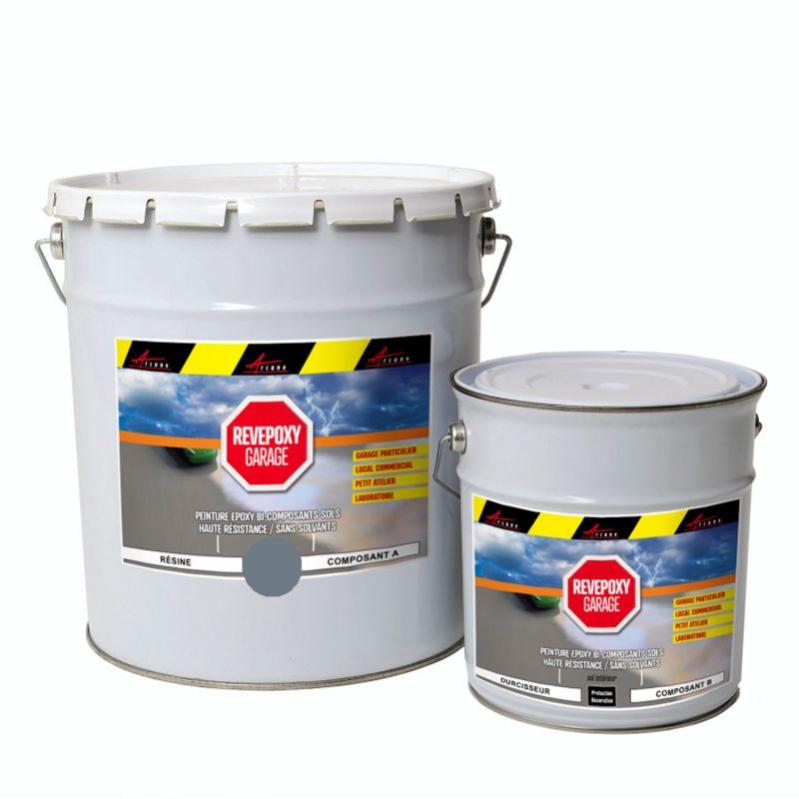 Peinture Epoxy Sol Garage - Revepoxy Garage - Gris 2 Ral 7046 - 5 Kg