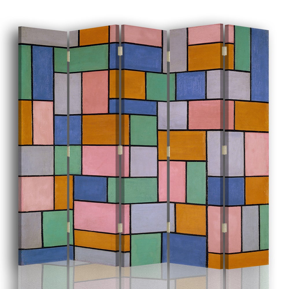 Paravento - Separè Prova Di Colore cm. 180x170 (5 pannelli)