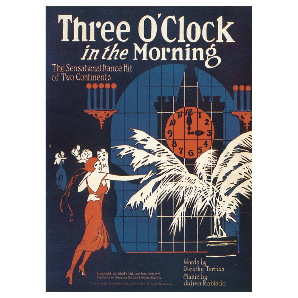 Copertina Musicale Three O'Clock In The Morning cm. 50x70 | Leroy Merlin