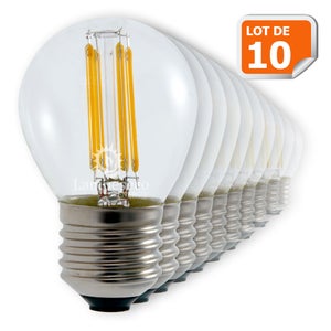Ampoule décorative led à filament Doré 4 watt (éq. 42 Watt) Culot B22