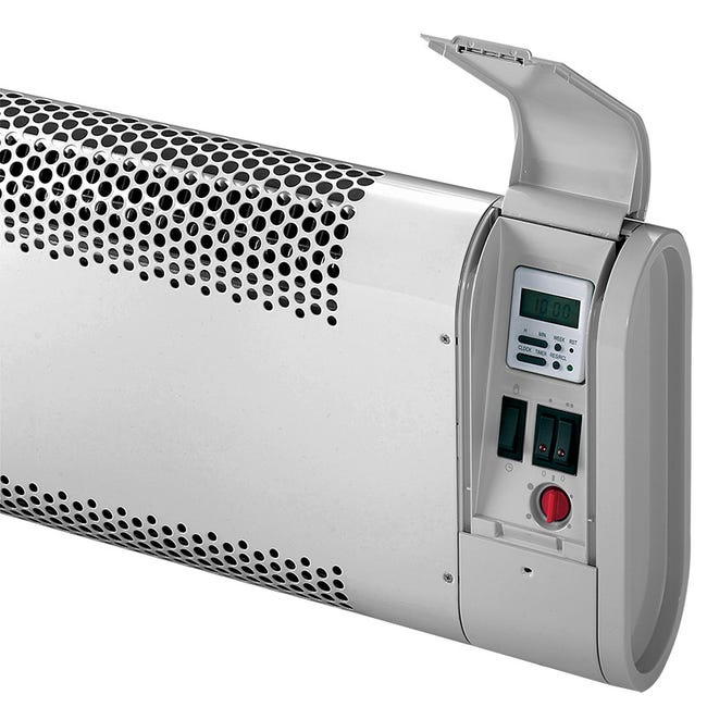 Radiateur soufflant salle de bain fixe électrique EQUATION TOWY, 2100 W