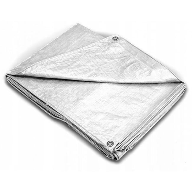 Bache Renforcee 5 X 8 M 200 G Argent Epais Leroy Merlin