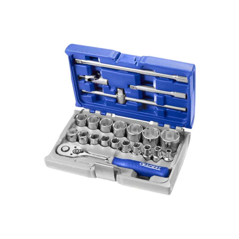 Coffret douilles et accessoires 1/4 métriques - 34 pièces | E194672 -  Expert By Facom