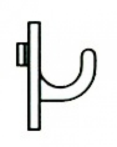 Gancho para panel de pared (nylon - redondeado 20 mm)