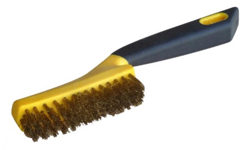 Cepillo De Alambre De Latón Para Pastillas De Freno - 225 Mm, Ondulado, Para Limpieza De Frenos
