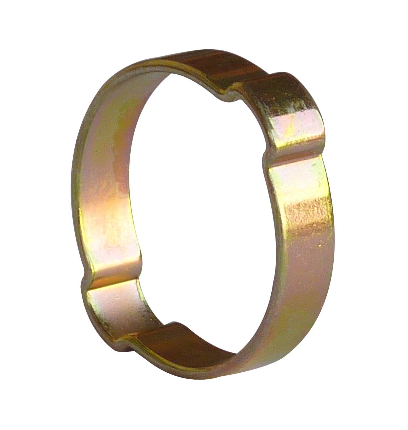 Lulu Jane Polsino Orecchio Donna Ottone Lucido Argento Con Zirconia Bianca - Collezione CHIARA
