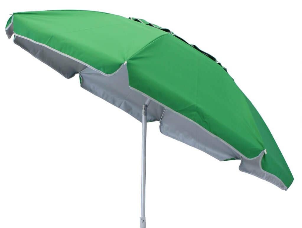 Mojawo Ombrellone Da Spiaggia E Giardino - Pieghevole, Diametro 1,80 M, Tessuto Poliestere Con Protezione UV 35+, Colore Verde Lime