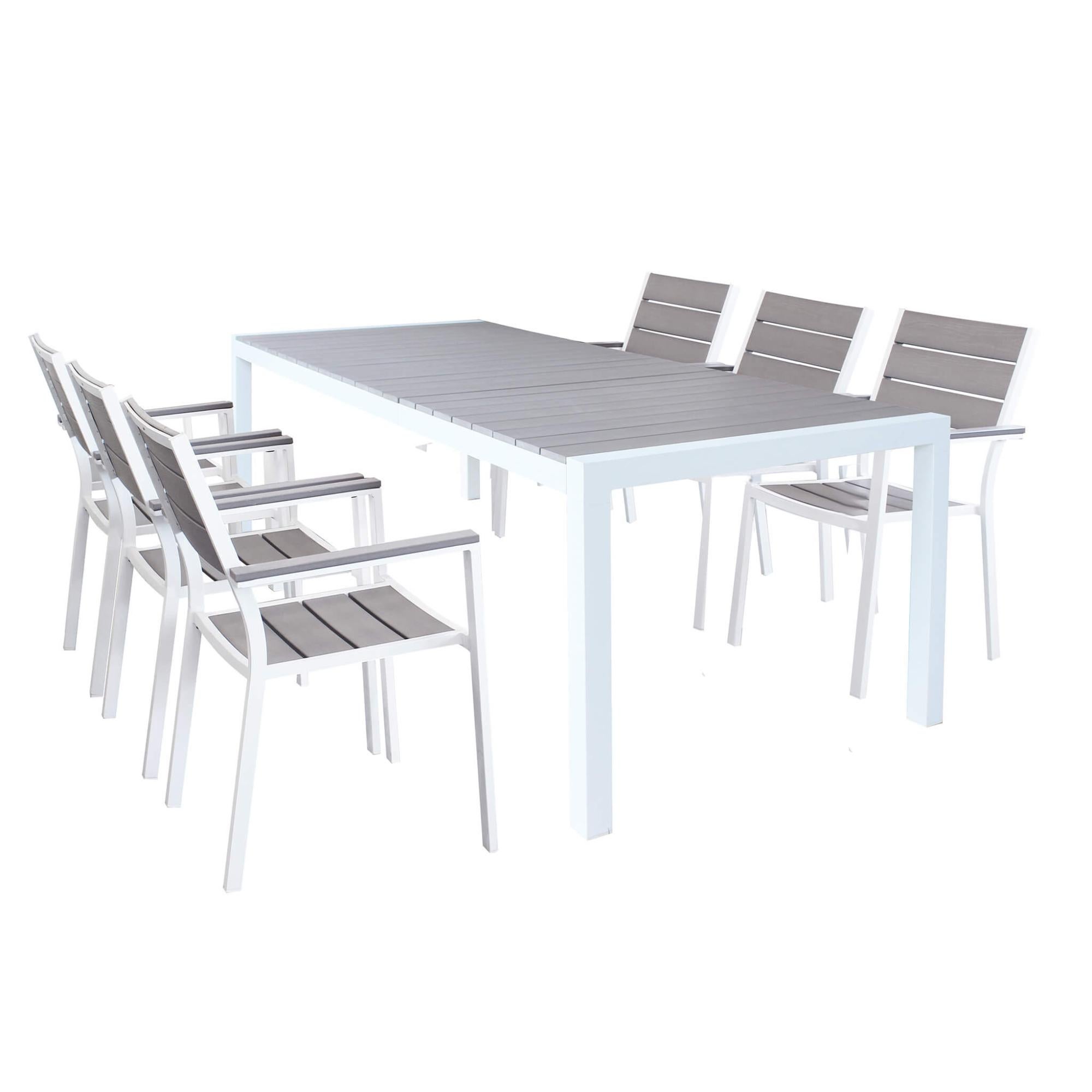 set tavolo e sedie per esterno
