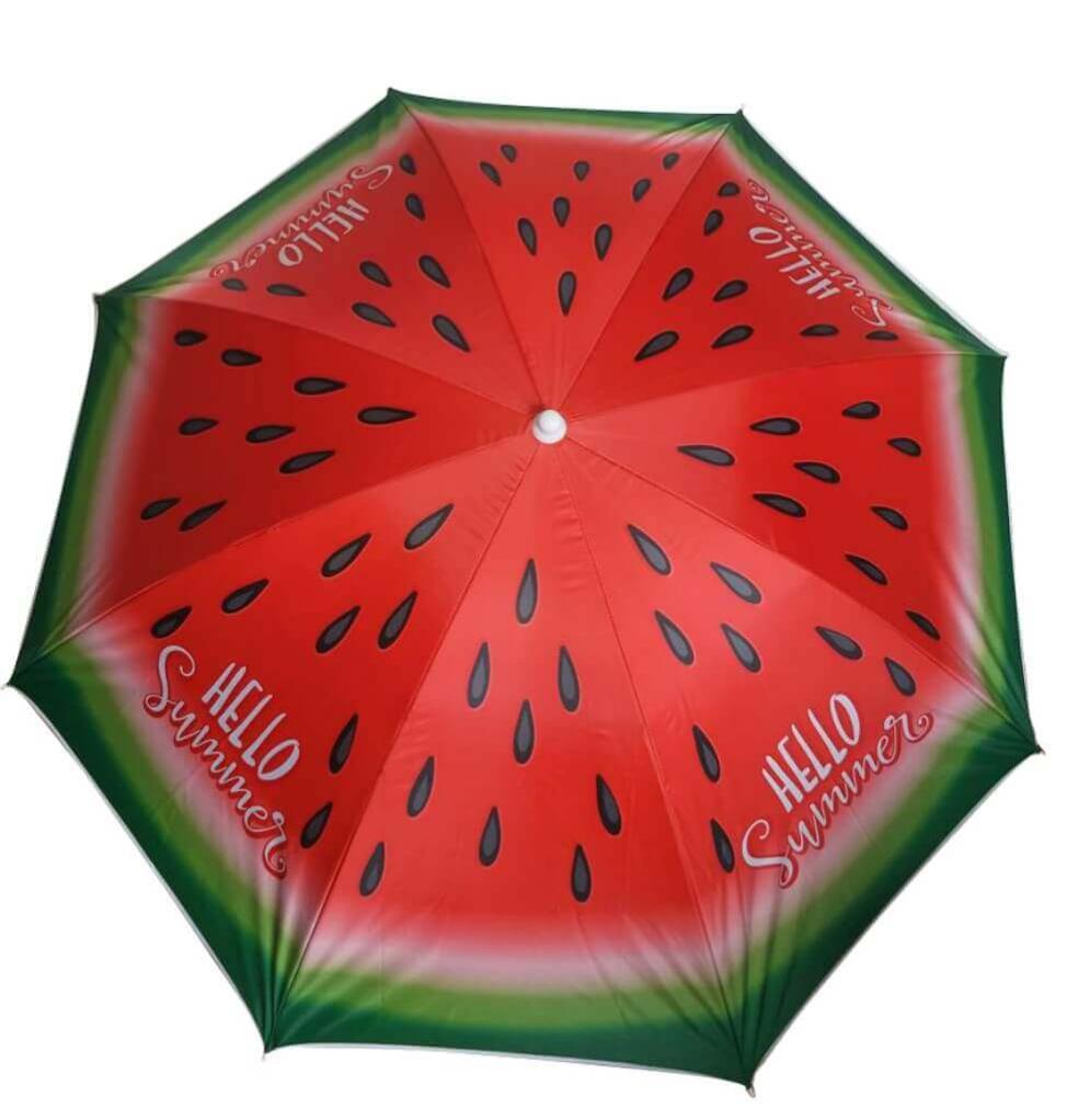 Ombrellone spiaggia poliestere uv 200/32 decoro anguria e