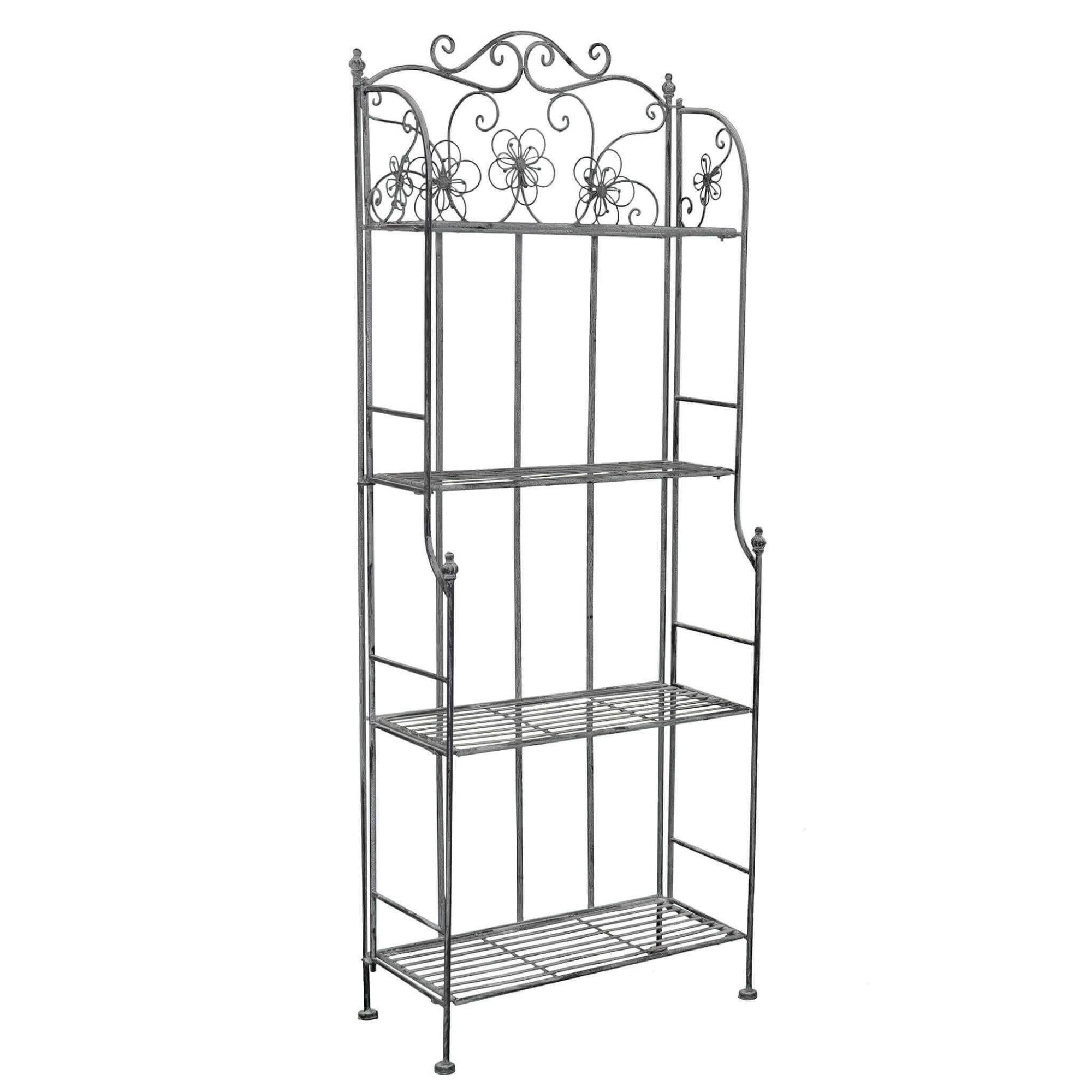 Portasciugamani In Ferro Per Interno/Esterno - Bianco 44x34x90 Cm - Foto 2