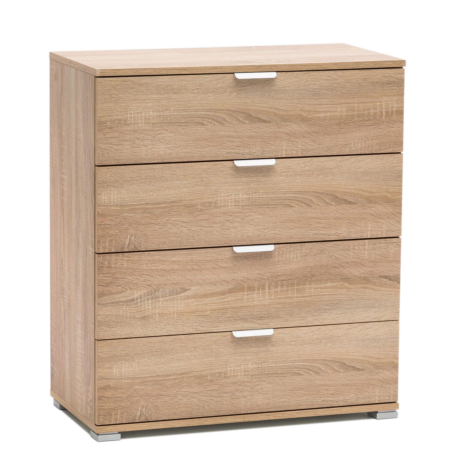 Cassettiera 4 Cassetti Per Soggiorno Cucina Bagno Fatto In Italia Cm - 7