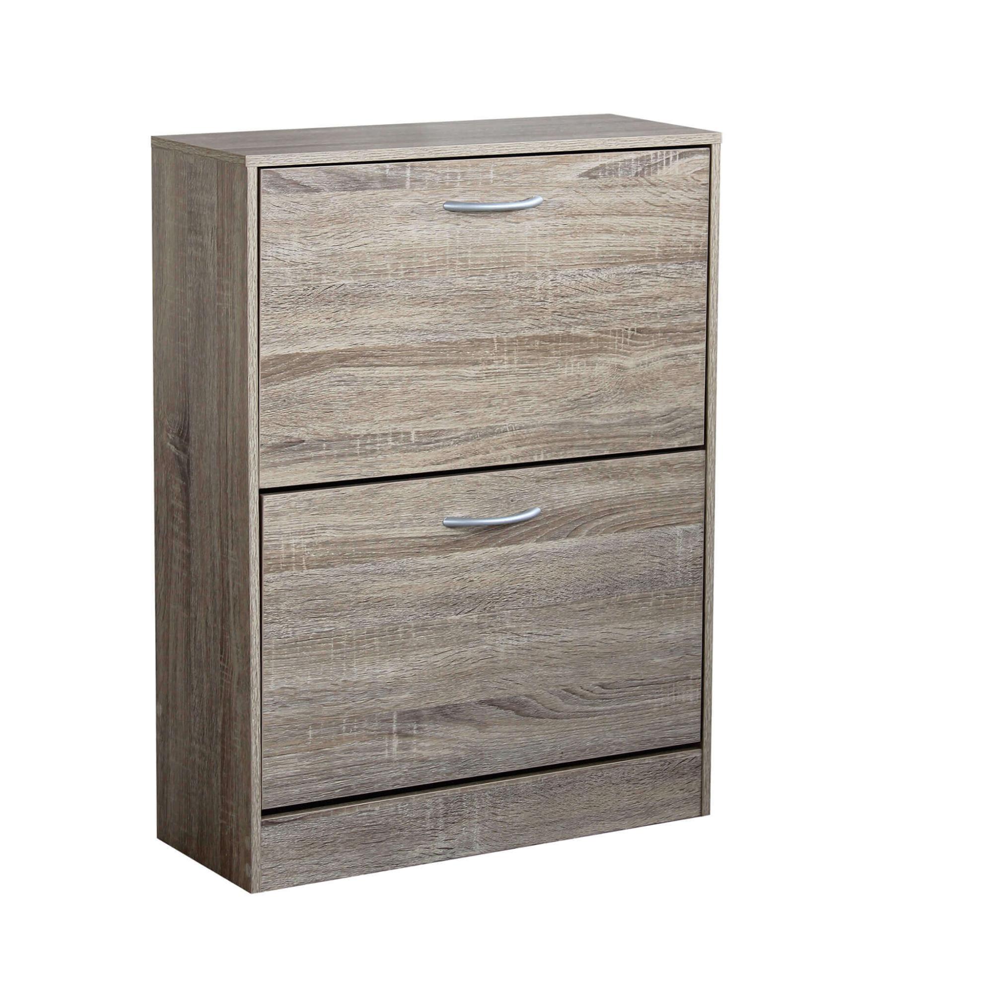Scarpiera Con 2 Ante In Legno Di Design Porta Scarpe Di Alta Qualità, Cm 60  X 24 X 80 H | Leroy Merlin