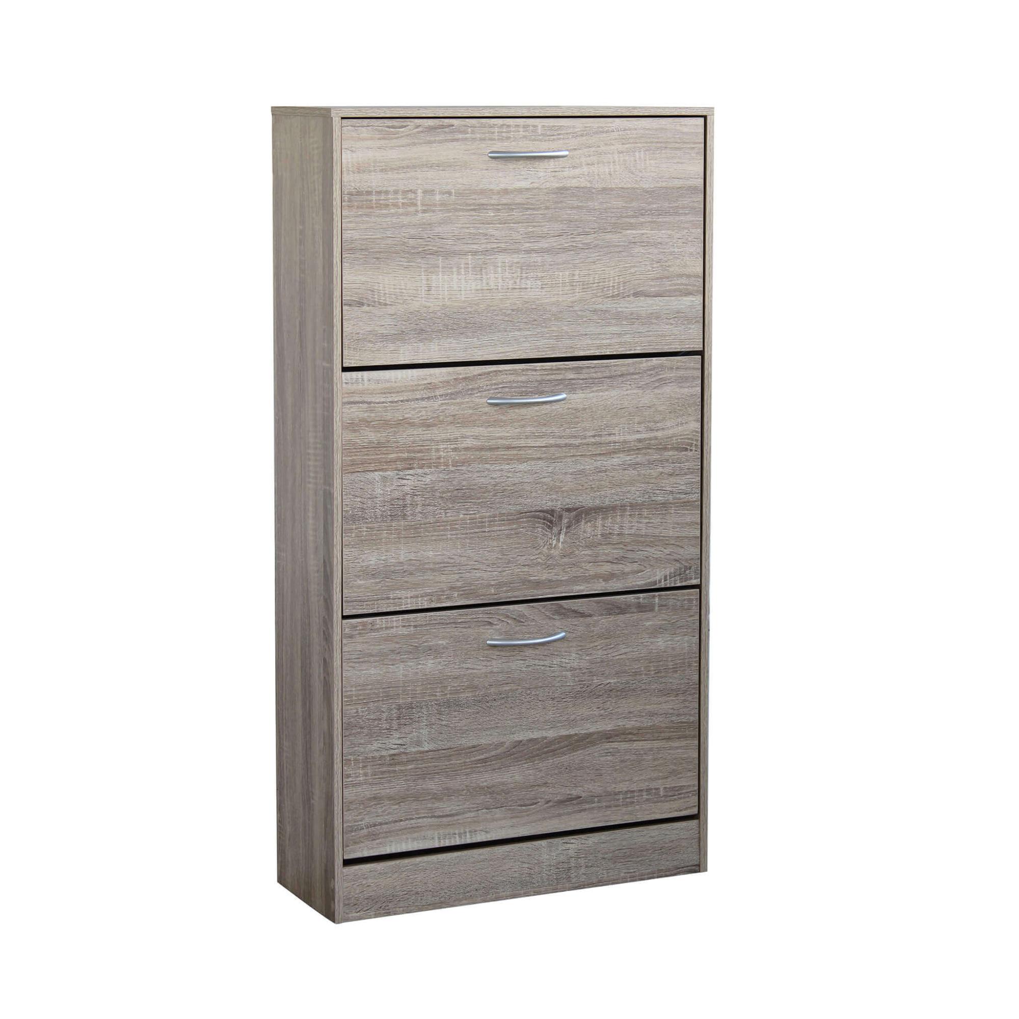 Scarpiera Con 3 Ante In Legno Di Design Porta Scarpe Di Alta Qualità, Cm 60  X 24 X 115 H | Leroy Merlin