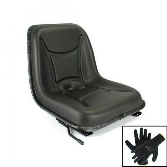 Sedile Universale Per Trattori Ed Escavatori - Regolabile, Imbottito In PVC, Impermeabile - Foto 5