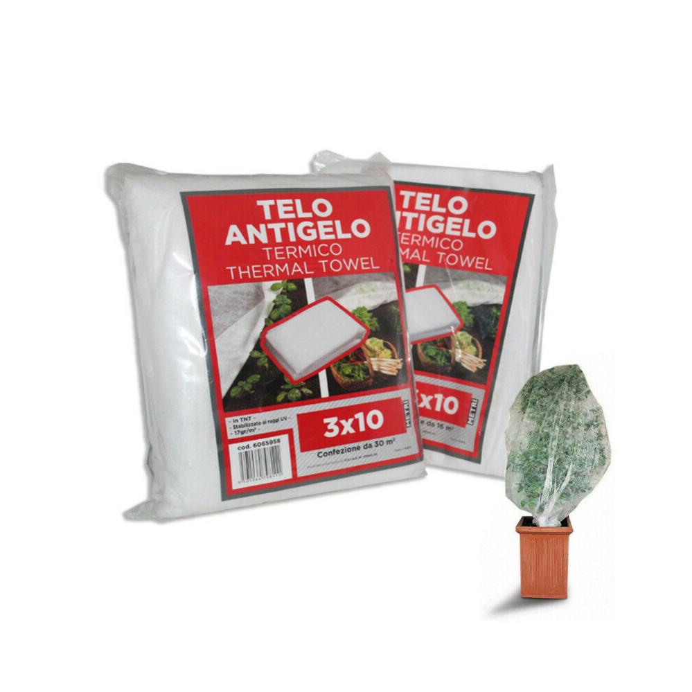 Rotolo di Telo antigelo termico telo protettivo per piante in TNT / 0.8 x lunghezza 100 mt