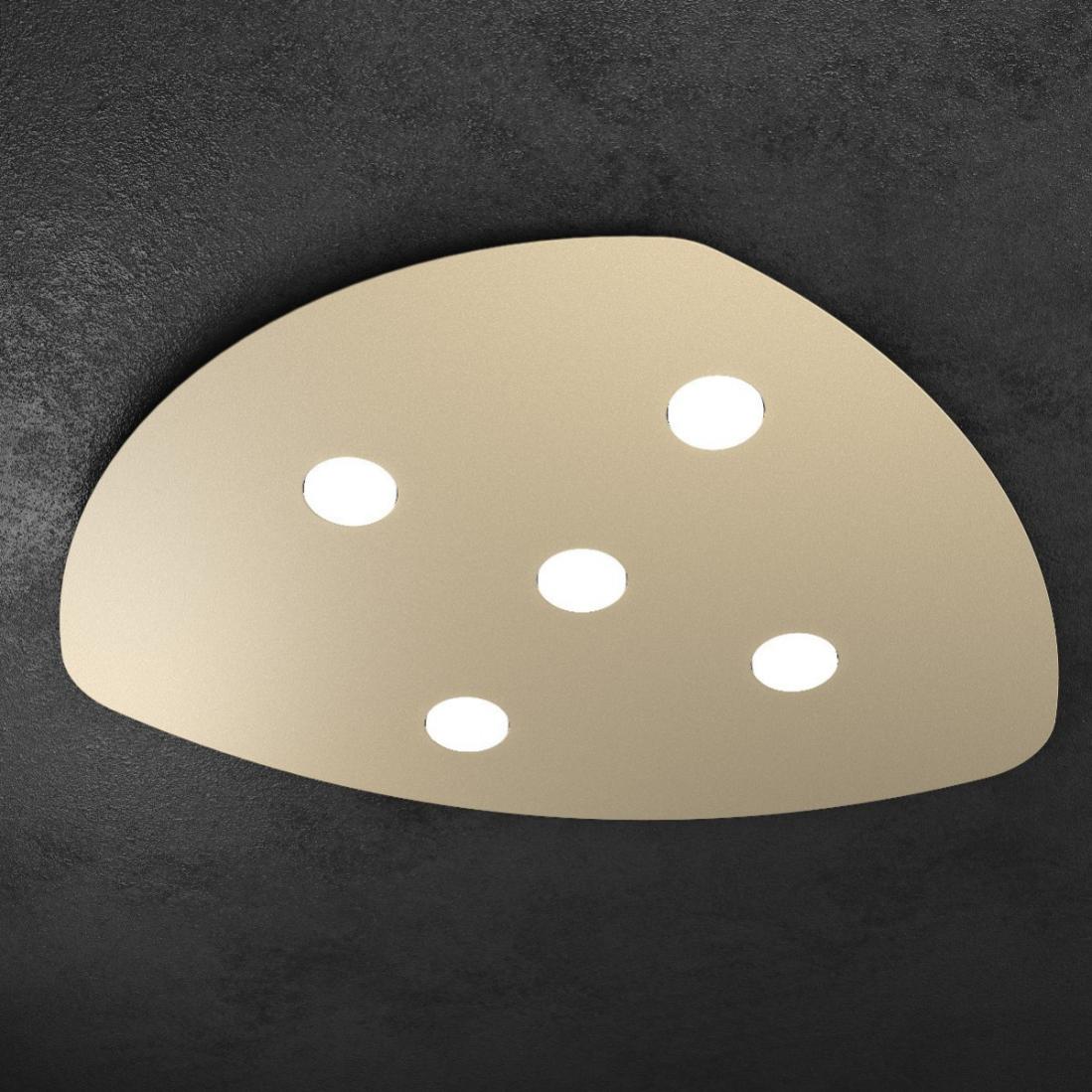 Plafoniera A Soffitto LULING 2 Luci, Zoccolo Regolabile, 29cm, Finitura Bronzo, Per Corridoio E Camera Da Letto