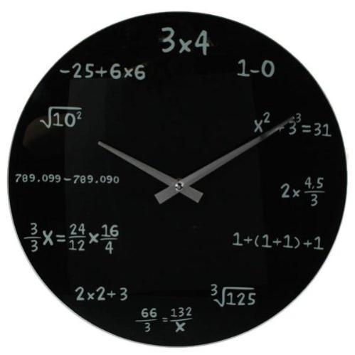 Jojomino Orologio da parete matematica con formule