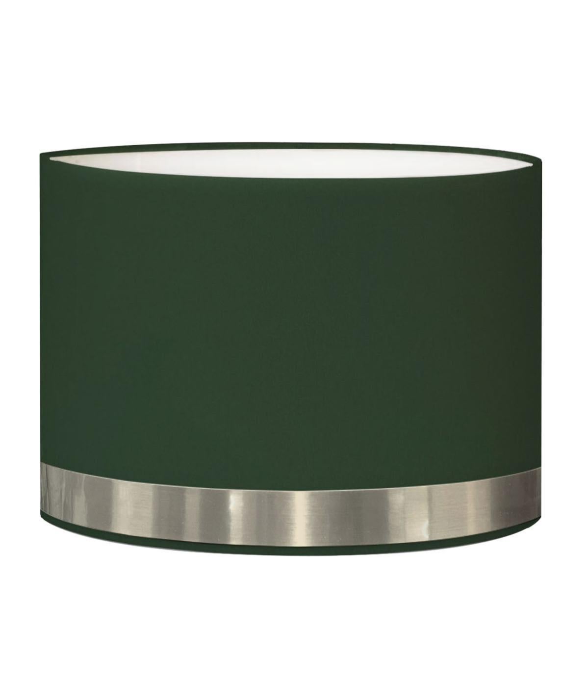 Paralume Semplice Verde Antico 23x13,5x7,5 Cm Per Lampade Da Tavolo E Soffitto - OSALADI - 2
