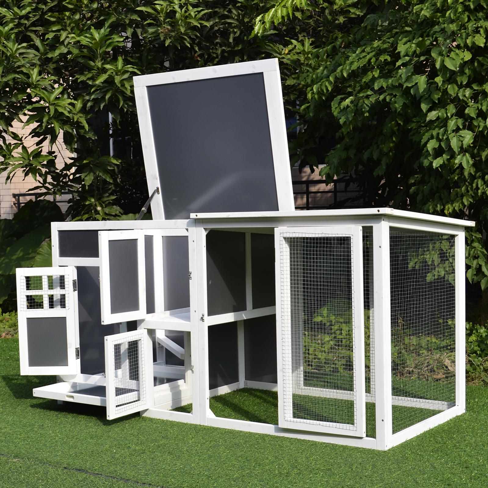 Poulailler Multi-équipements Gris Blanc Leroy Merlin