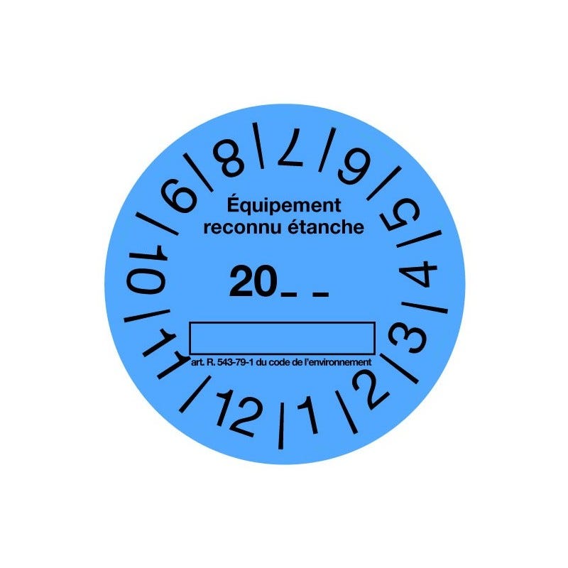 Etiquettes de contrôle d'étanchéité réglementaire polyester (PET)