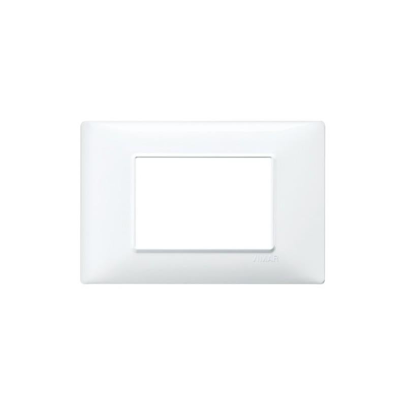 Gewiss 22503 Placca, Serie System, A 3 Posti, Bianco