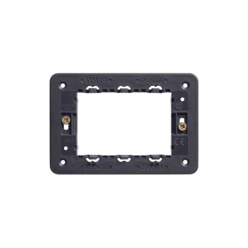 Supporto Ribassato Con Viti Per Scatole 3 Moduli - 10703N, Per Installazione Elettrica - Foto 9