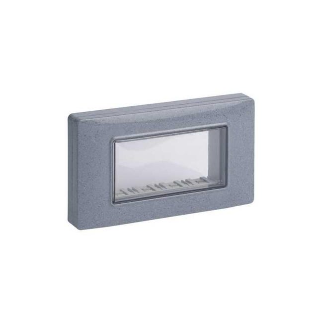 VIMAR VIMAR PLANA SUPPORTO 1 MODULO SENZA VITI COLORE GRIGIO 14600.G