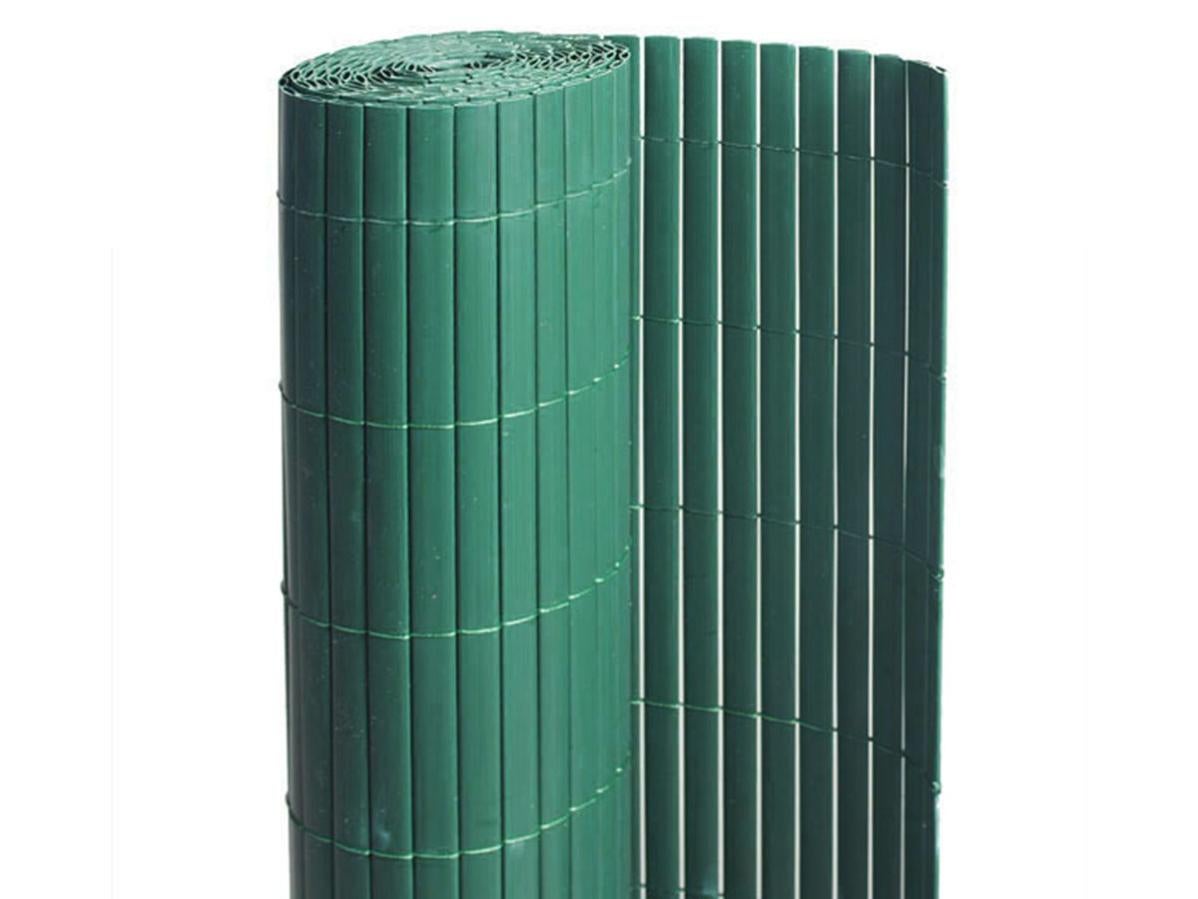 Canisse Occultante En PVC Blanc - 2x3 Mètres - Pour Jardin, Terrasse, Balcon - Protection UV, Double Face - 14