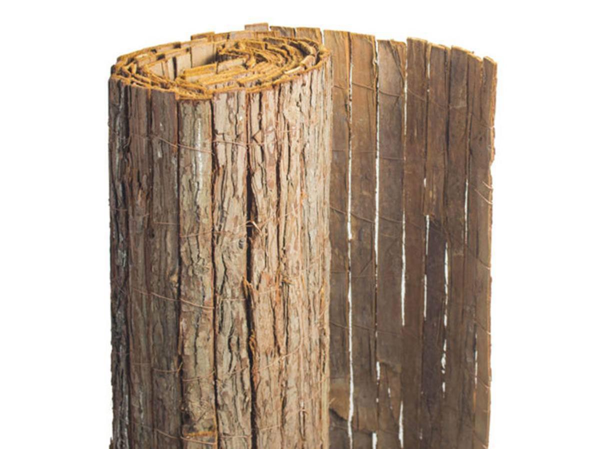 Brise vue en écorces de pin naturel - 2 rouleaux de 1,50 x 5 m