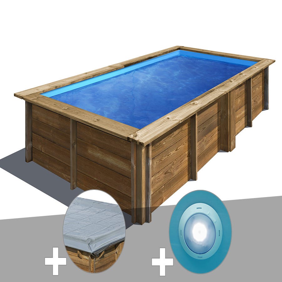 Liner pour piscine bois Sunbay rectangulaire ou carrée