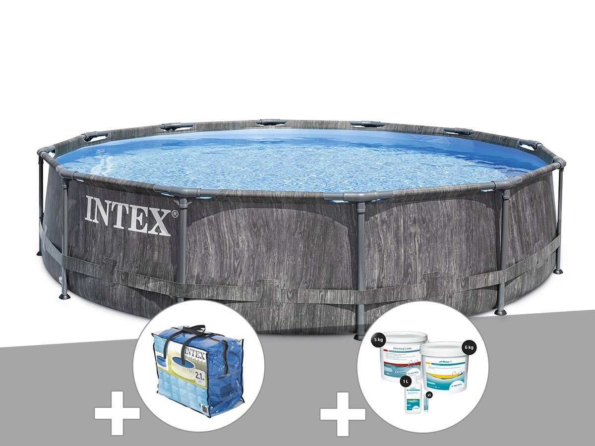 5,49 m Intex Intex Bâche à bulles pour piscine ronde 