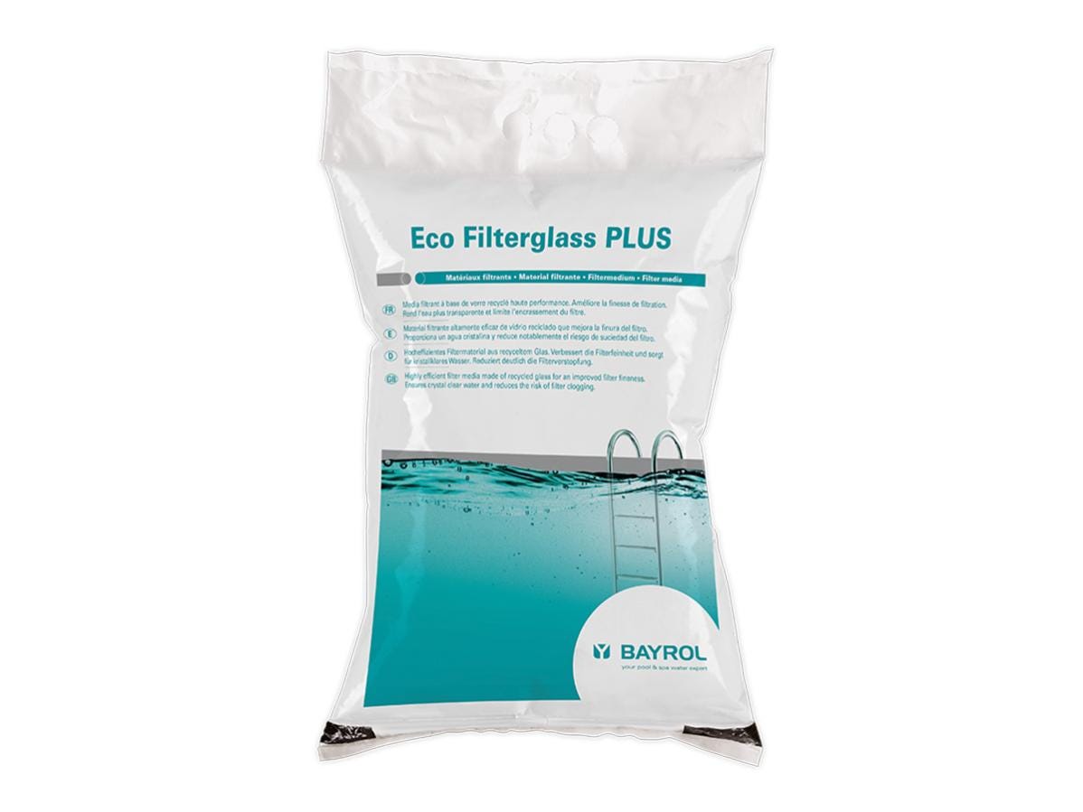 Bayrol, Materiale filtrante Eco Filterglass Plus, grado 2: 0,8-2 mm Bayrol, Materiale filtrante Eco Filterglass Plus, grado 2: 0,8-2 mm