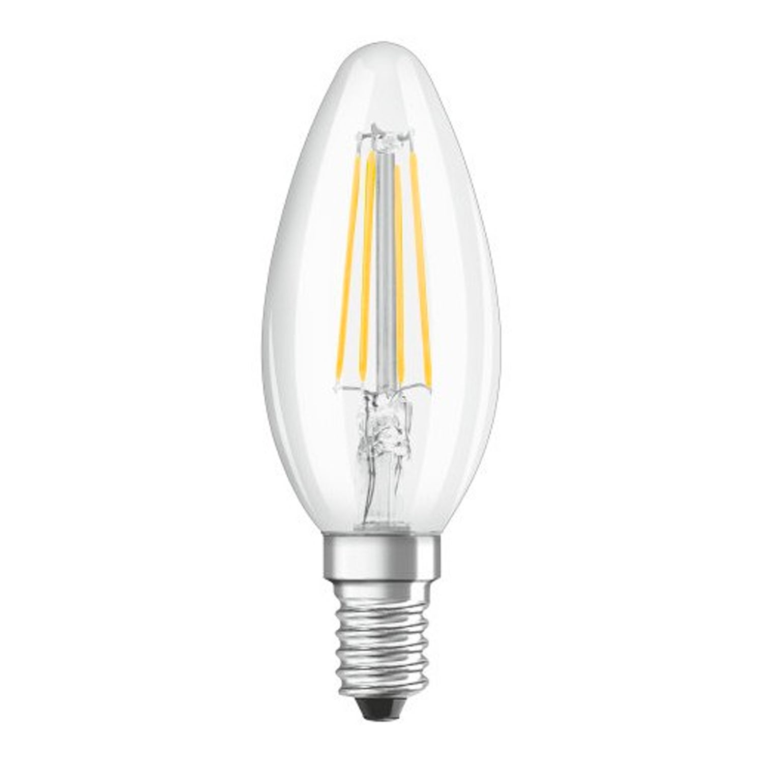 Leroy Merlin 4 Ampoules Flamme à Vis E14 - LED - 4,5W (équi 40W