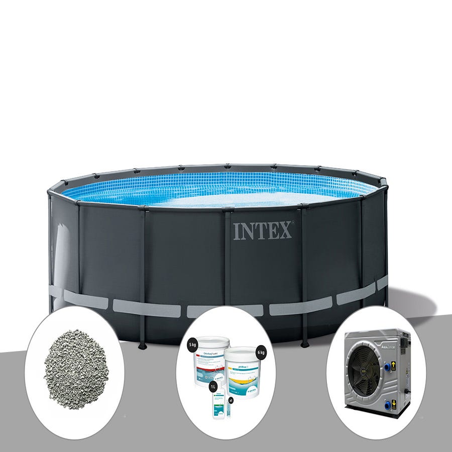 Kit piscine Ultra XTR ronde INTEX 4,88 x 1,22 m