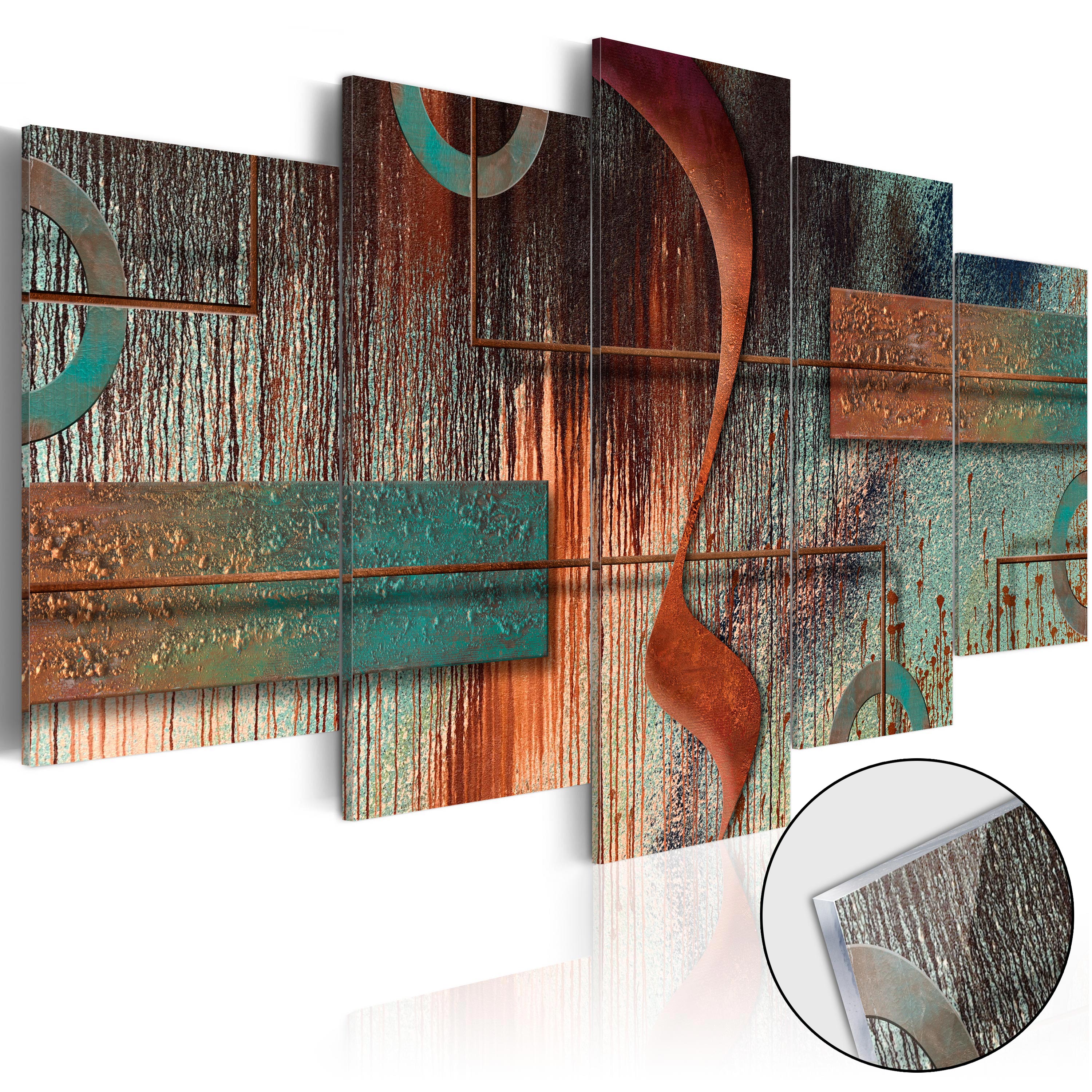 Quadri Su Vetro Acrilico - Abstract Melody [glass] - 100x50