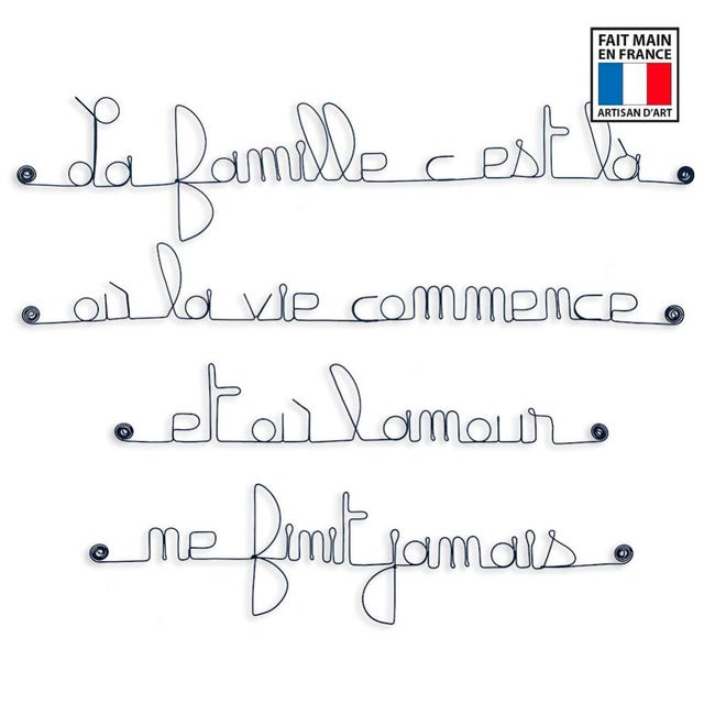 Citation La Famille C Est La Ou La Vie Commence Et Ou L Amour Ne Finit Jamais Decration Murale Artisanale En Fil De Leroy Merlin Citation La Famille C Est La Ou La Vie Commence Et Ou L Amour Ne Finit Jamais Decration Murale Artisanale En Fil De Leroy Merlin