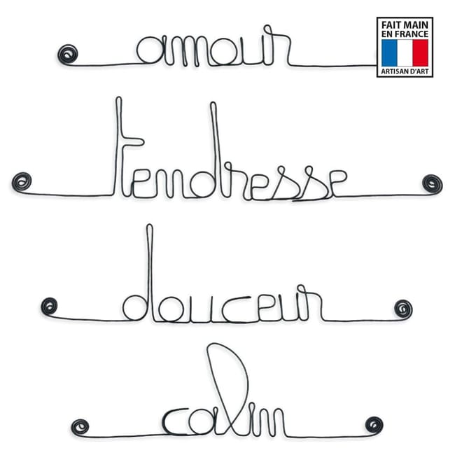 Lot De Messages Calin Douceur Tendresse Amour Decoration Murale Artisanale En Fil De Fer Leroy Merlin Lot De Messages Calin Douceur Tendresse Amour Decoration Murale Artisanale En Fil De Fer Leroy Merlin