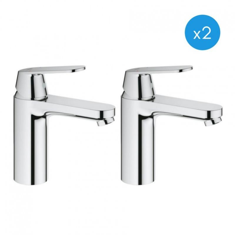 Grohe Eurosmart Cosmopolitan Lot de 2 mitigeurs monocommande 1/2 ...