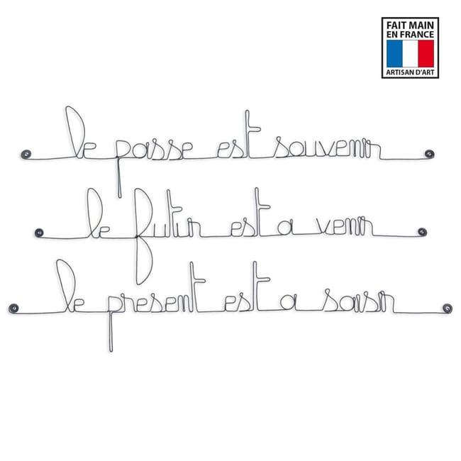 Citation Le Passe Est Souvenir Le Futur Est A Venir Le Present Est A Saisir Decoration Murale Artisanale En Fil D Leroy Merlin Citation Le Passe Est Souvenir Le Futur Est A Venir Le Present Est A Saisir Decoration Murale Artisanale En Fil D Leroy Merlin