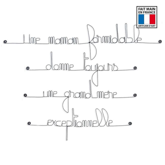 Citation Une Maman Formidable Donne Toujours Une Grand Mere Exceptionnelle Decoration Murale Artisanale En Fil De F Leroy Merlin Citation Une Maman Formidable Donne Toujours Une Grand Mere Exceptionnelle Decoration Murale Artisanale En Fil De F Leroy Merlin