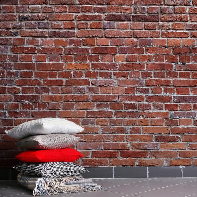 Papier peint panoramique Red bricks - Hauteur : 250x Longueur : 425