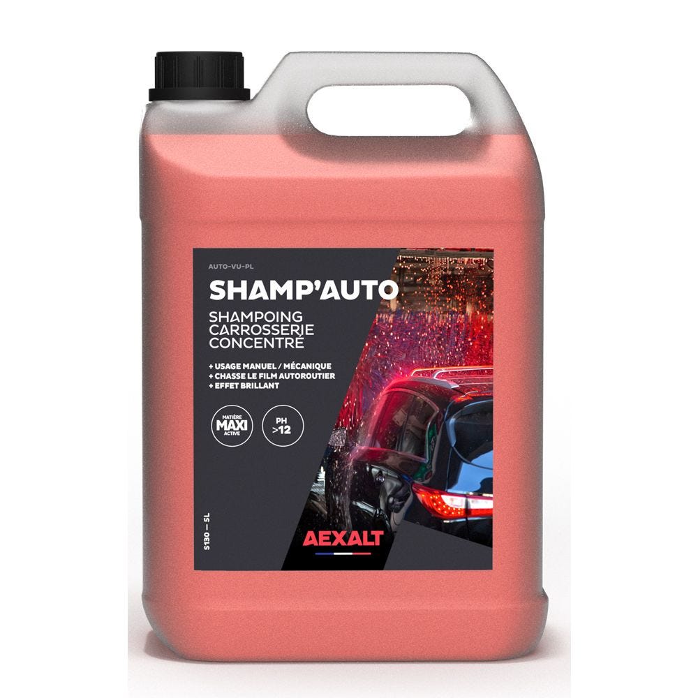 Shampoing Concentré Actif 5 litres (1050.5) –-Mousse active, Nettoyant  extérieur voiture, nettoyant voiture, Shampoing pour lavage voiture–  Original Brestol : : Auto et Moto