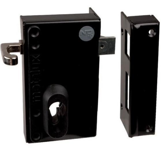 Serrures à Encastrer Metalux Série 780NF - Pêne Réversible, Entraxe 92mm, Pour Portes Fines, Certifiées NF (coffre 45x180mm)